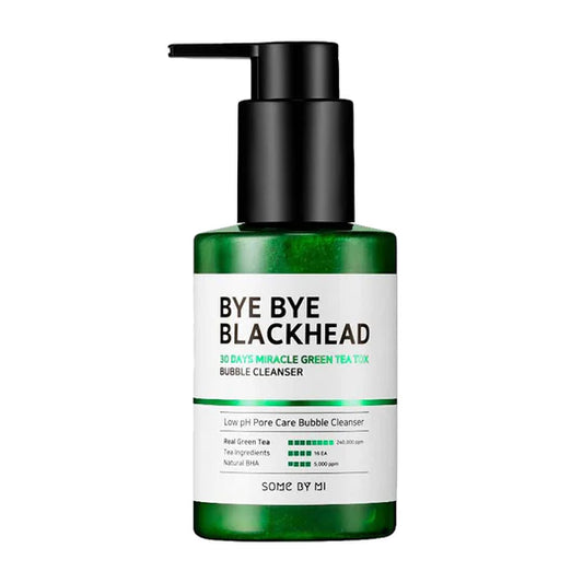 SOME BY MI Bye Bye Blackhead 30 Days Miracle Green Tea Tox Bubble Cleanser